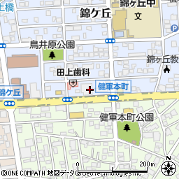トイレつまり解決・水の生活救急車　熊本市東区エリア専用ダイヤル周辺の地図