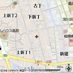長崎県島原市下新丁2440周辺の地図