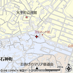 長崎県長崎市石神町35周辺の地図