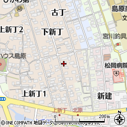 長崎県島原市下新丁2439周辺の地図