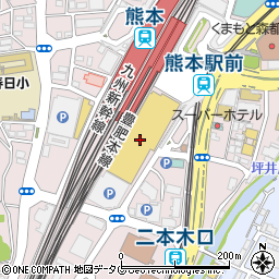 ローリーズファーム　アミュプラザ熊本店周辺の地図