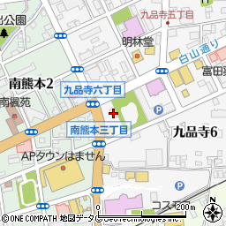 ファミリーマート熊本白山通り店周辺の地図