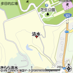 〒787-0320 高知県土佐清水市清水の地図