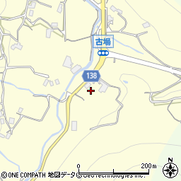 長崎県諫早市飯盛町古場601周辺の地図