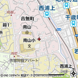 長崎県長崎市音無町14-10周辺の地図