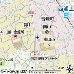 長崎県長崎市音無町10-20周辺の地図