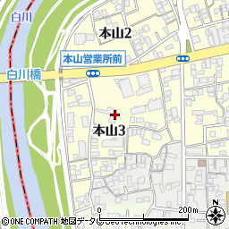 九州中央リハビリテーション学院　介護福祉学科直通周辺の地図