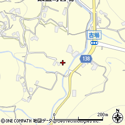 長崎県諫早市飯盛町古場575周辺の地図