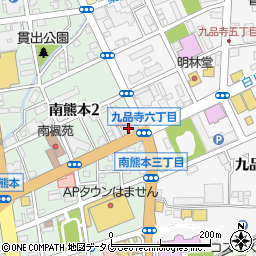 南国殖産株式会社　熊本営業所南熊本給油所周辺の地図