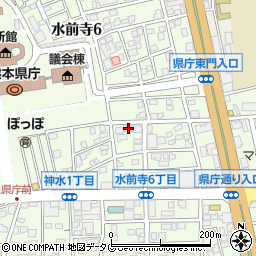 岩崎電気株式会社熊本事務所周辺の地図