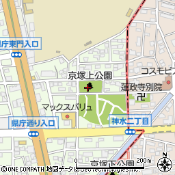 京塚上公園周辺の地図
