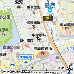 島原新聞社周辺の地図