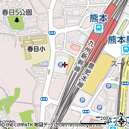 熊本駅第２駐車場周辺の地図