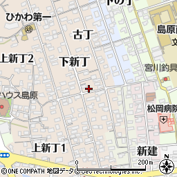 長崎県島原市下新丁2431周辺の地図