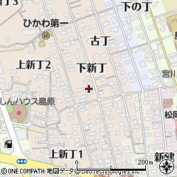 長崎県島原市下新丁2429周辺の地図