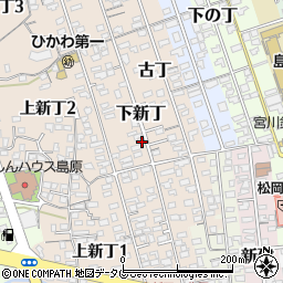 長崎県島原市下新丁2426周辺の地図