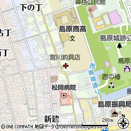 宮川釣具店周辺の地図