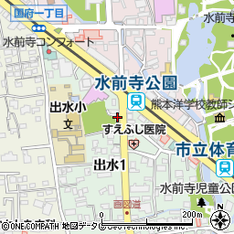 三島斎場　本館周辺の地図