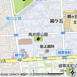 鳥井原公園周辺の地図