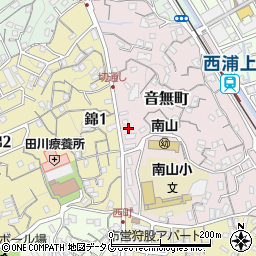 長崎県長崎市音無町11-10周辺の地図
