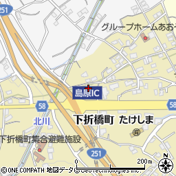 長崎県島原市下折橋町3782周辺の地図