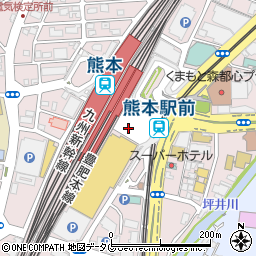 熊本県熊本市西区周辺の地図