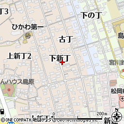 長崎県島原市下新丁2419周辺の地図