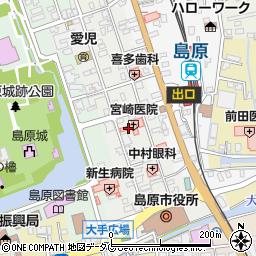 宮崎医院周辺の地図