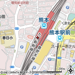 キャンドゥＪＲ熊本駅店周辺の地図