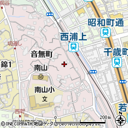 長崎県長崎市音無町14-41周辺の地図