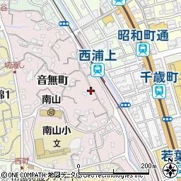 長崎県長崎市音無町14-39周辺の地図