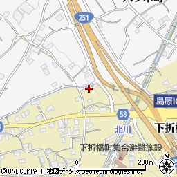 長崎県島原市下折橋町3505-4周辺の地図