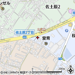 南国殖産株式会社　熊本営業所桜木給油所周辺の地図