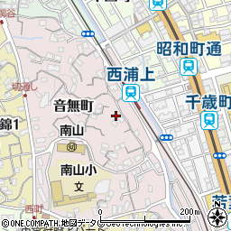 長崎県長崎市音無町14-37周辺の地図