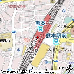 串カツ田中 熊本駅店周辺の地図