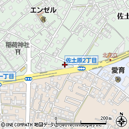南国殖産株式会社　熊本営業所熊本空港インター給油所周辺の地図