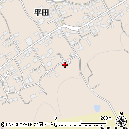 熊本県上益城郡益城町平田956周辺の地図