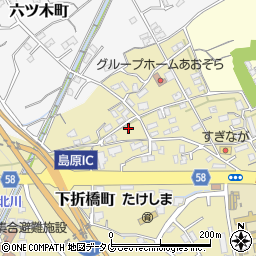 長崎県島原市下折橋町3471-1周辺の地図