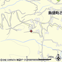 長崎県諫早市飯盛町古場463周辺の地図