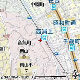 長崎県長崎市音無町16-4周辺の地図