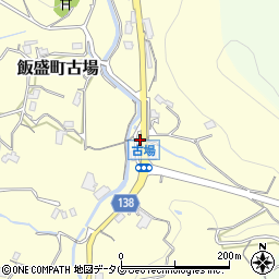 長崎県諫早市飯盛町古場673-2周辺の地図