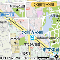 中国整体熊本センター周辺の地図