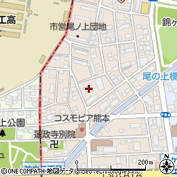 国土防災技術株式会社　熊本支店周辺の地図