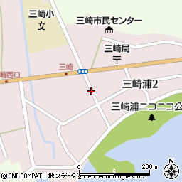 高知県土佐清水市三崎浦周辺の地図