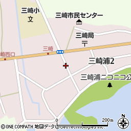 高知県土佐清水市三崎浦周辺の地図