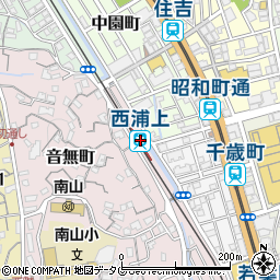長崎県長崎市音無町22周辺の地図