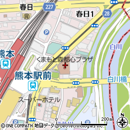 熊本第一信用金庫熊本駅前支店周辺の地図