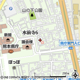 熊本県畳工業組合周辺の地図