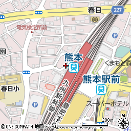 熊本ステーション眼科周辺の地図