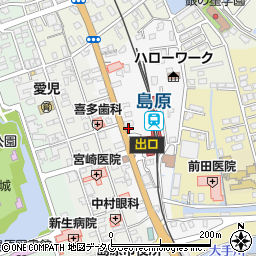 長崎県島原市片町594周辺の地図